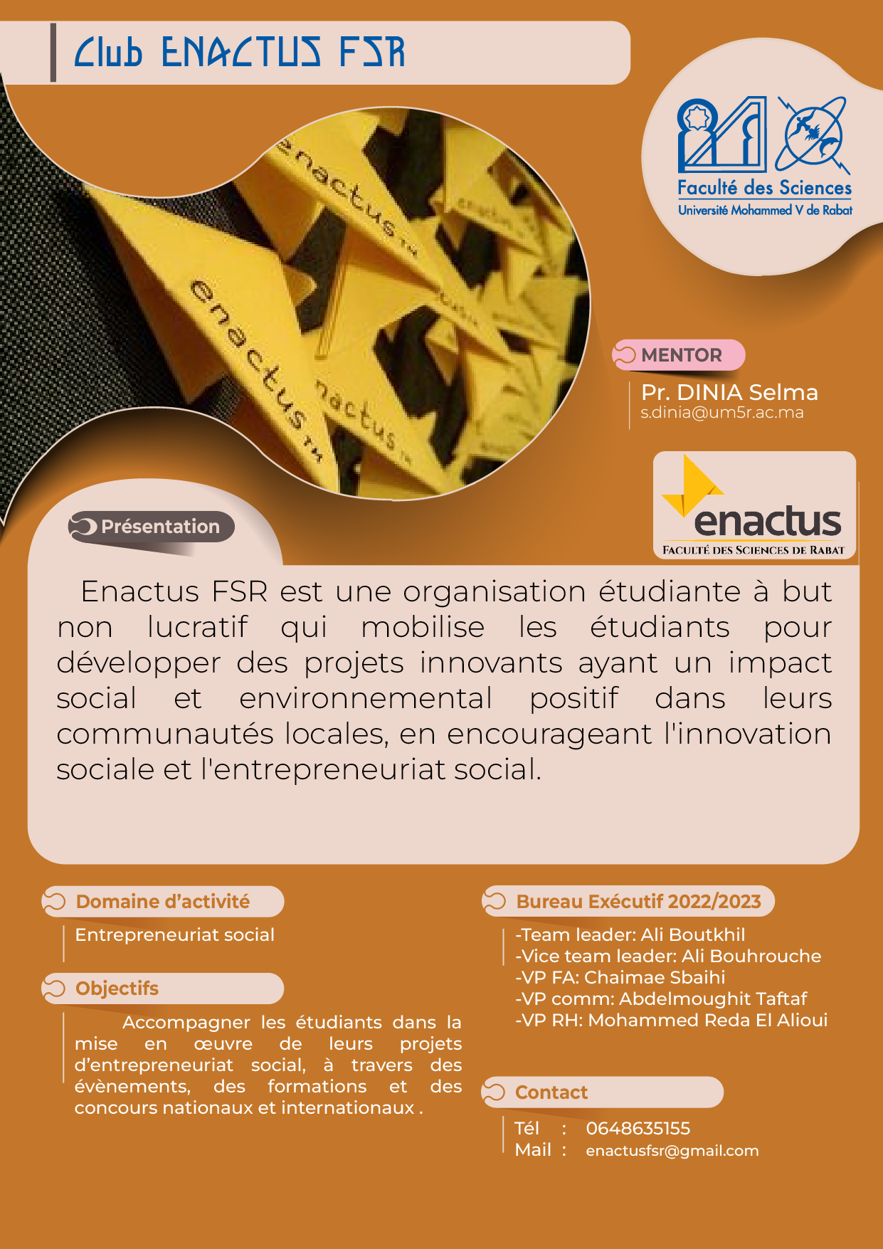 ENACTUS | Www.fsr.ac.ma